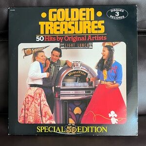 GOLDEN TREASURES 50 Hits (1960's) from Original Artists 1981